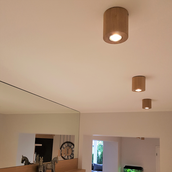 LED-Deckenleuchte Wooddream III - Eiche massiv - 1-flammig