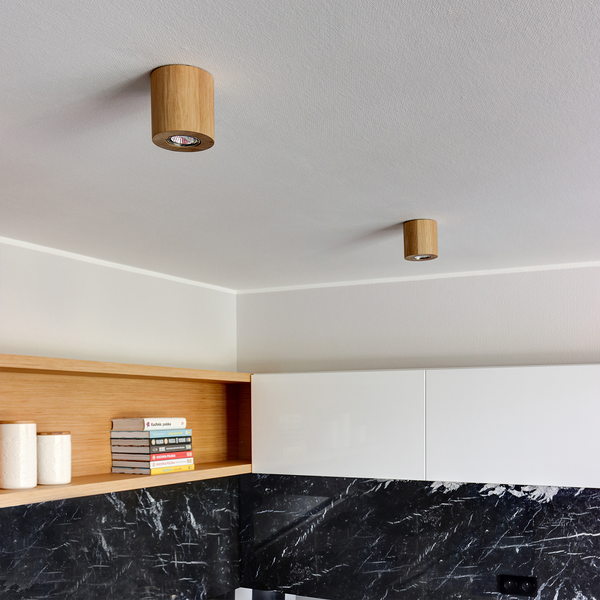 LED-Deckenleuchte Wooddream III - Eiche massiv - 1-flammig