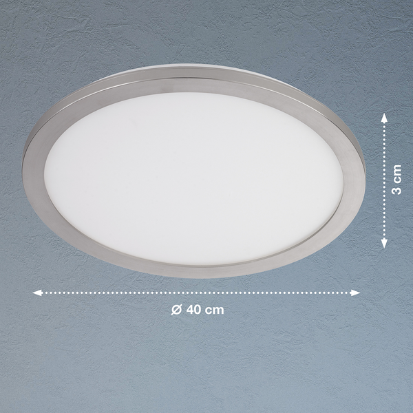 LED-Deckenleuchte Gotland II - Acrylglas - 1-flammig - Durchmesser: 40 cm