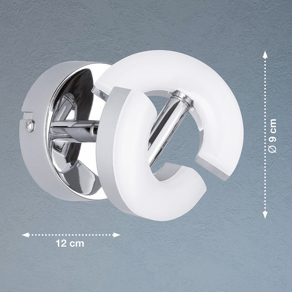LED-Deckenleuchte Donut I - Acryl / Eisen - Flammenanzahl: 1