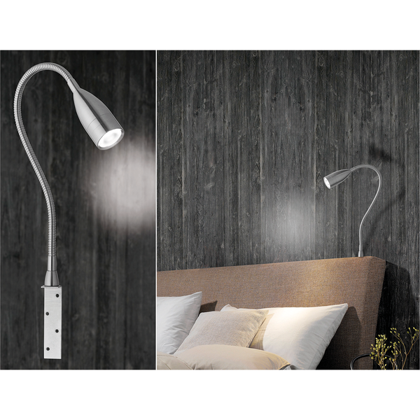 LED-Wandleuchte Sten - Eisen - 1-flammig