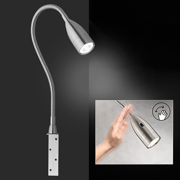 LED-Wandleuchte Sten - Eisen - 1-flammig