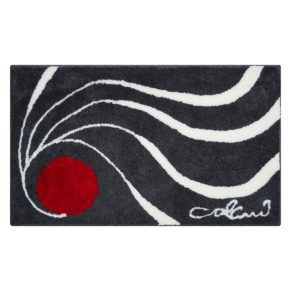 Badematte Colani 18 - Kunstfaser - Anthrazit - 70 x 120 cm