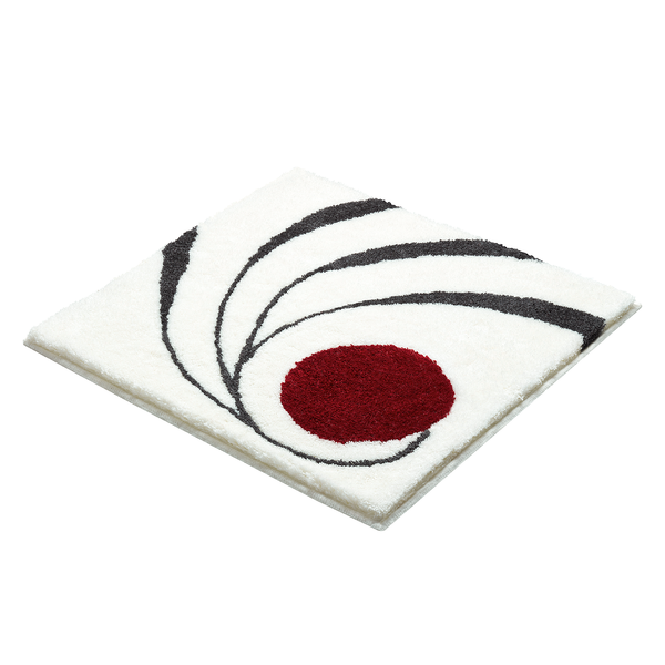 Badematte Colani 18 - Kunstfaser - Weiß - 60 x 60 cm