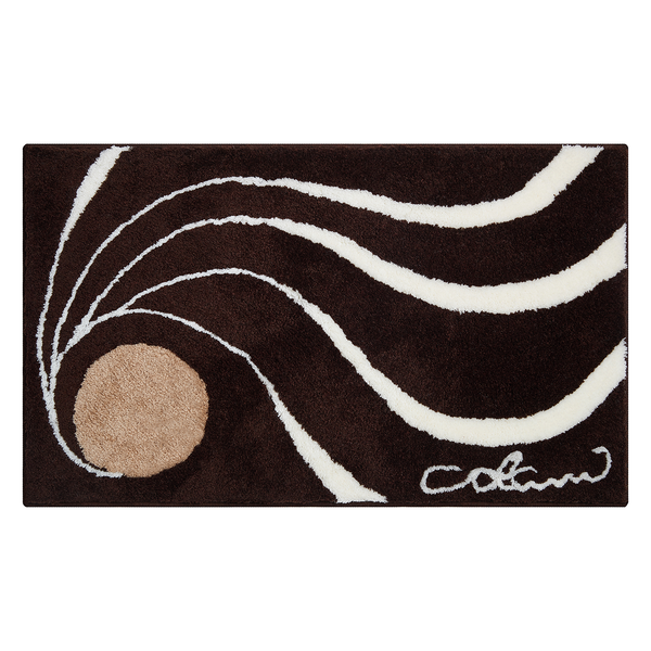 Badematte Colani 18 - Kunstfaser - Braun - 70 x 120 cm