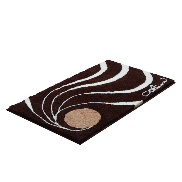 Badematte Colani 18 - Kunstfaser - Braun - 70 x 120 cm