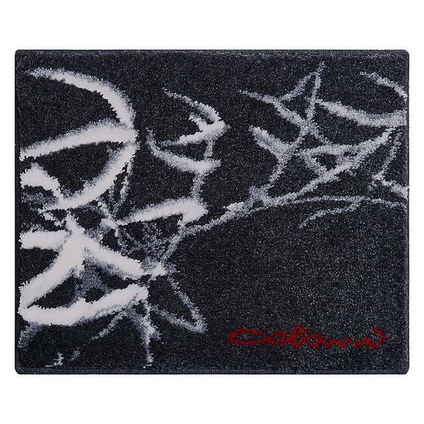 Badematte Colani 23 - Kunstfaser - Anthrazit - 50 x 60 cm