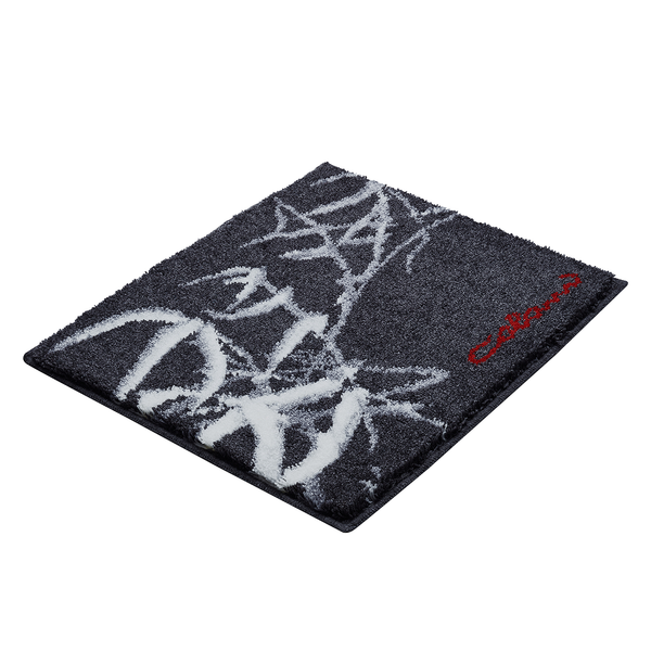 Badematte Colani 23 - Kunstfaser - Anthrazit - 50 x 60 cm