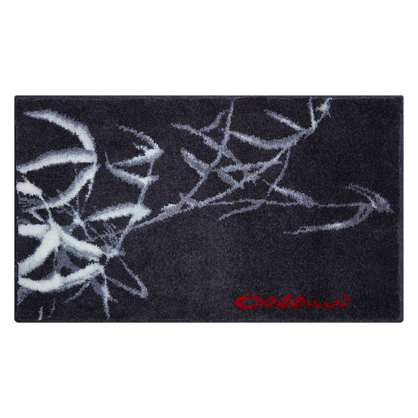 Badematte Colani 23 - Kunstfaser - Anthrazit - 70 x 120 cm