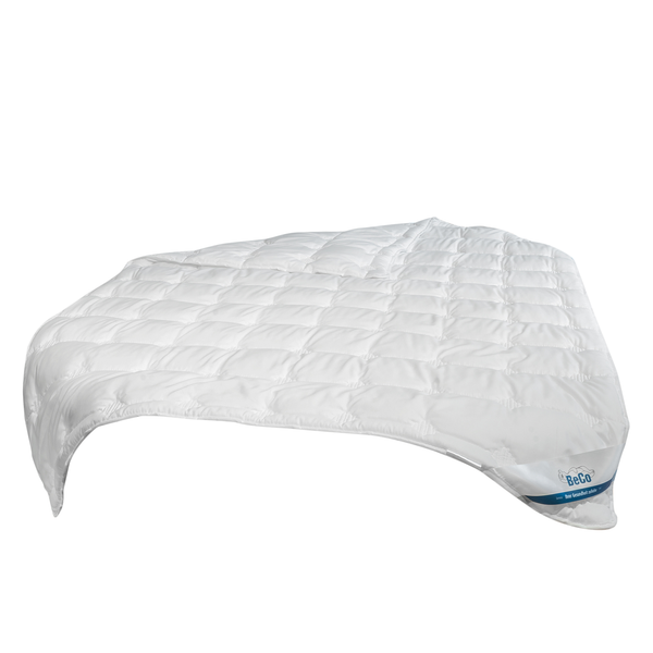 Steppdecke Cotton Soft light - Webstoff - Weiß - 135 x 200 cm