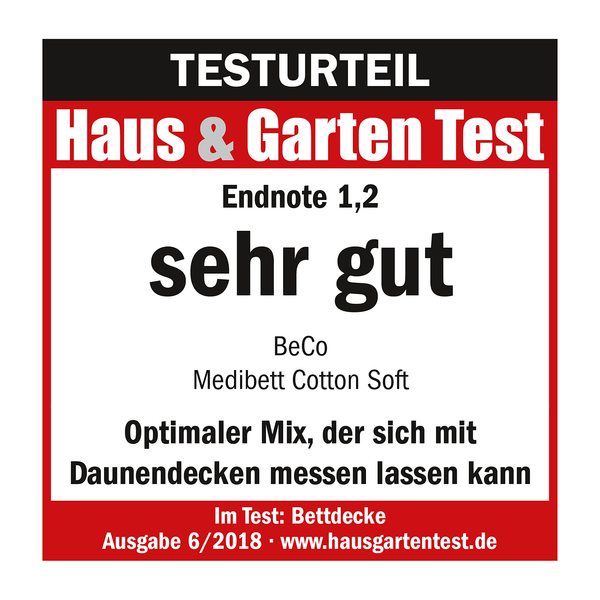 Steppdecke Cotton Soft light - Webstoff - Weiß - 135 x 200 cm