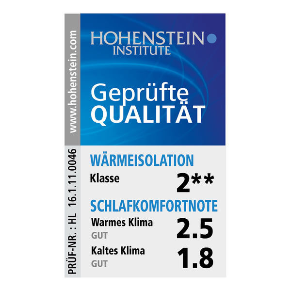 Kissen Klima MF50 - Webstoff - Weiß - 80 x 80 cm