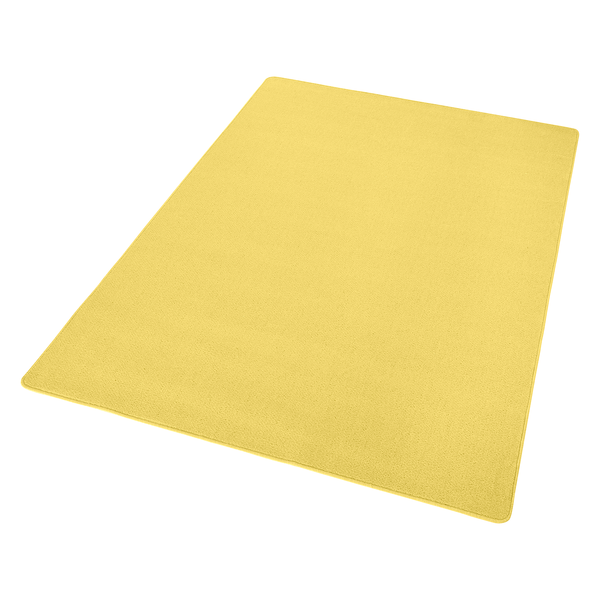 Kurzflorteppich Fancy - Mischgewebe - Sonnengelb - 100 x 150 cm