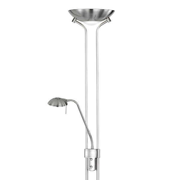 LED-Stehleuchte Berit - Glas / Eisen - 2-flammig