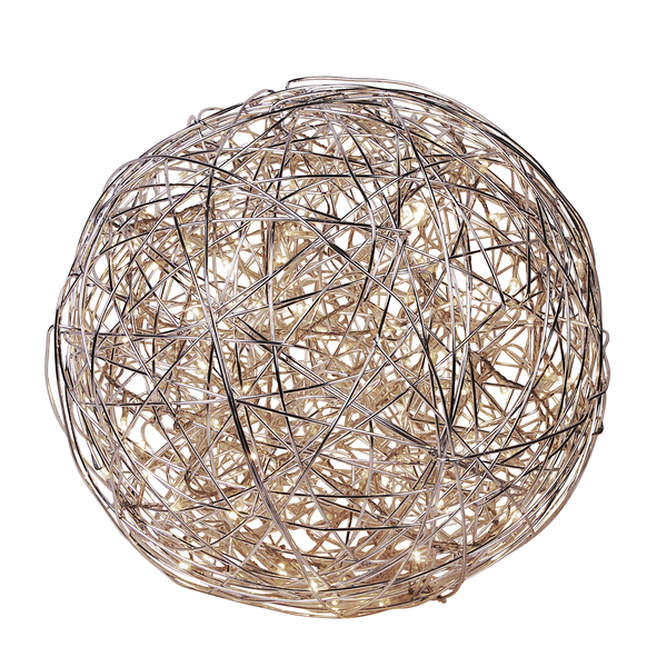 Dekokugel Mistel - Aluminium - Durchmesser: 30 cm