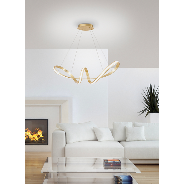 LED-Pendelleuchte Melinda I - Aluminium / Acrylglas - 1-flammig