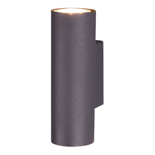 Wandleuchte Marley II - Eisen - 2-flammig - Schwarz