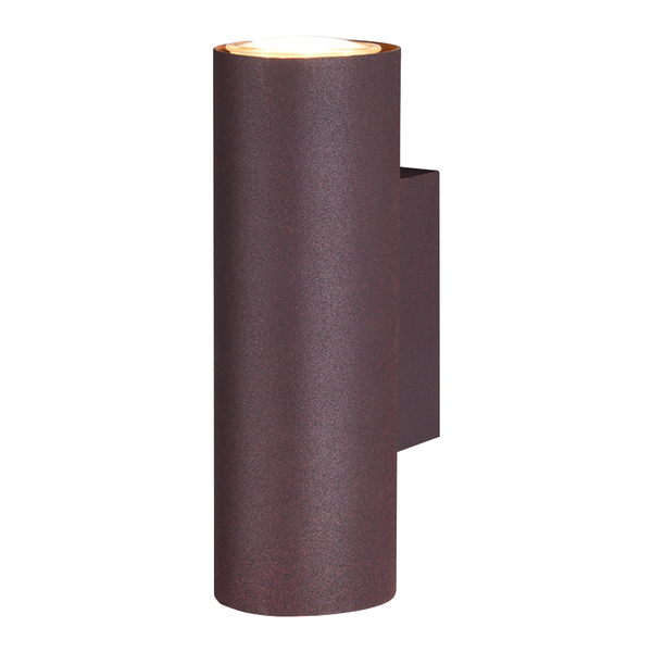 Wandleuchte Marley II - Eisen - 2-flammig - Braun