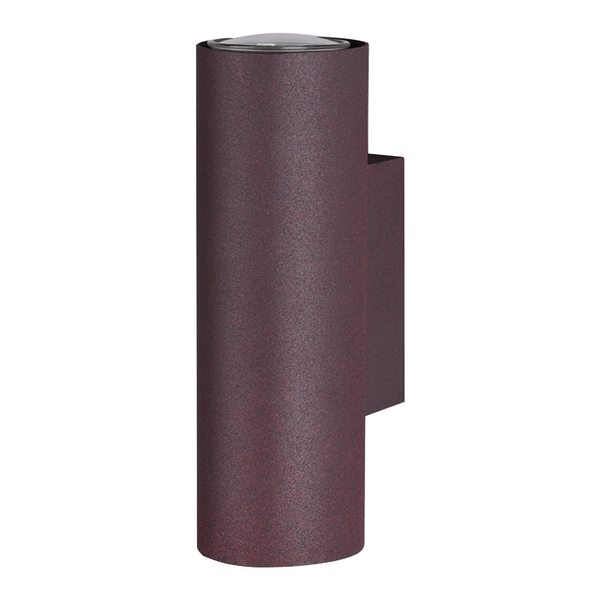 Wandleuchte Marley II - Eisen - 2-flammig - Braun