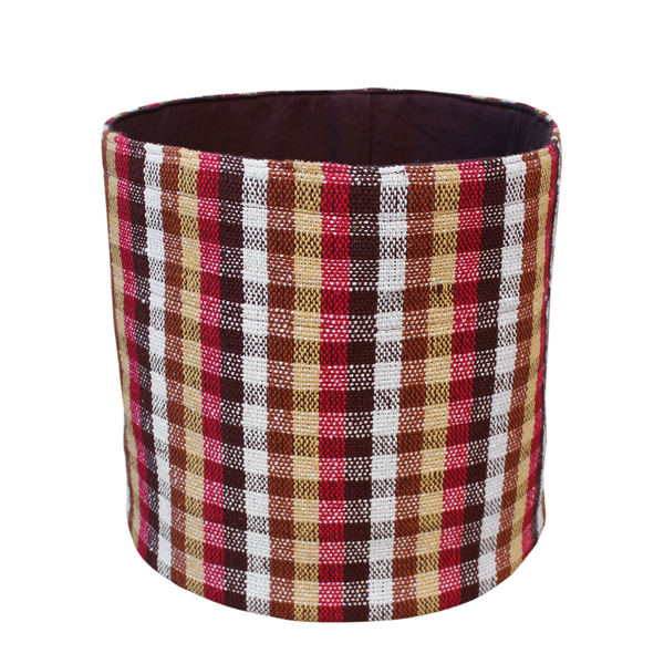 Korb Lukova (2er-Set) - Baumwollstoff - Mehrfarbig