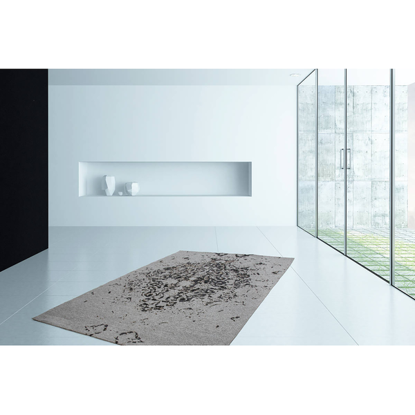 Kurzflorteppich Ballerina 700 - Webstoff - Grau - 120 x 170 cm