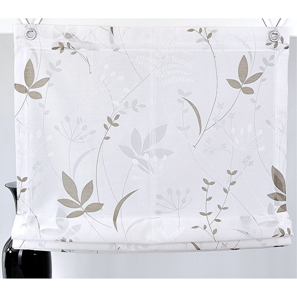 Raffrollo Dandelion - Webstoff - Beige - 100 x 140 cm
