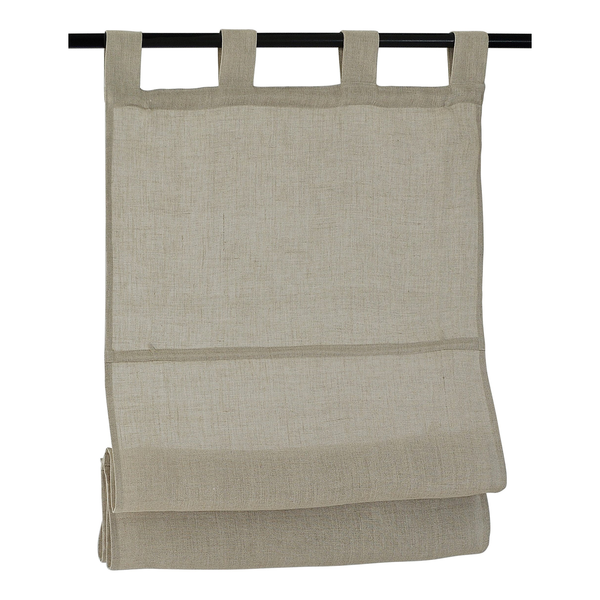 Raffrollo Metis II - Leinen - Beige - 100 x 140 cm