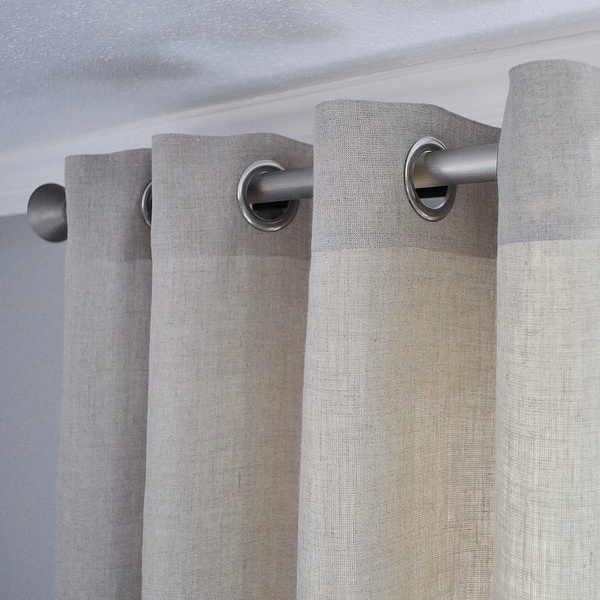 Ösenschal Metis - Leinen - Beige - 140 x 225 cm