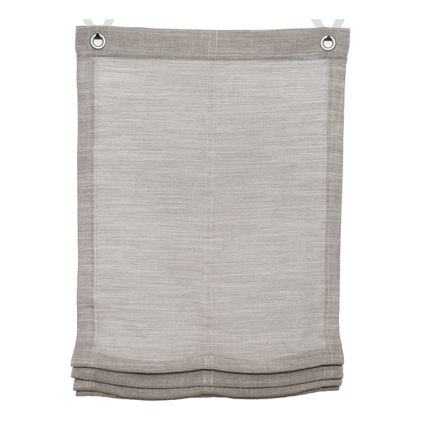 Raffrollo Skagen - Webstoff - Grau - 80 x 130 cm