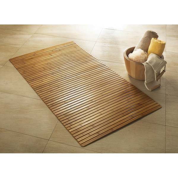 Holzmatte Bambus - Bambus - 50 x 80 cm