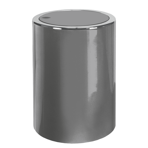 Kosmetikeimer Clap - Kunststoff - Grau