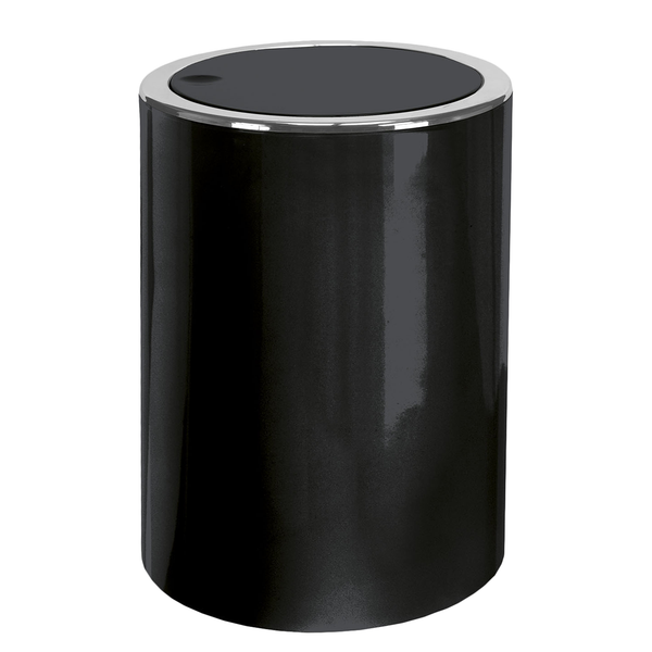 Kosmetikeimer Clap - Kunststoff - Schwarz