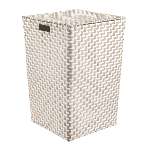 Wäschesammler Double Laundry Box - Kunststoff - Kaschmir