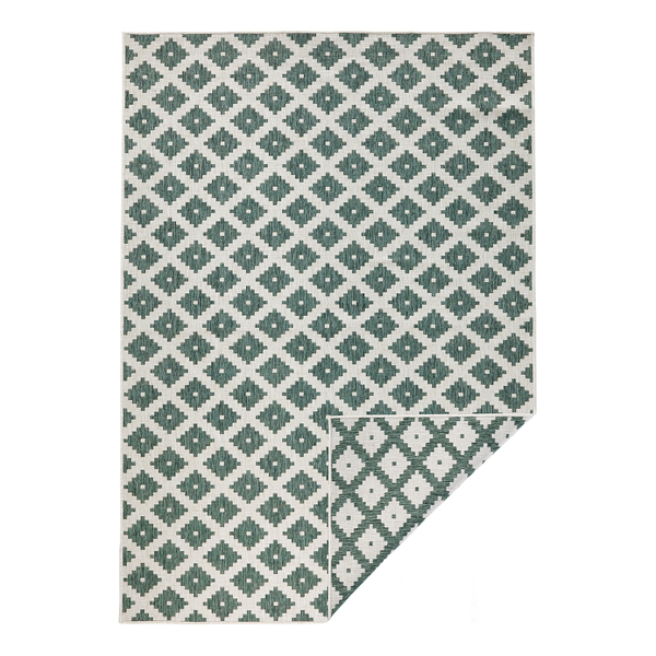 In-/Outdoorteppich Nizza - Polypropylene - Dunkelgrün - 120 x 170 cm