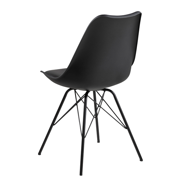 Esszimmerstuhl Bonito 2er Set - Schwarz - 2er Set