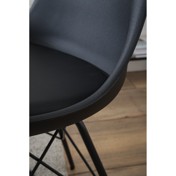Esszimmerstuhl Bonito 2er Set - Schwarz - 2er Set