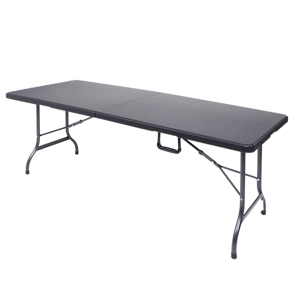 Gartentisch Ventana - Stahl / Vinyl - Grau
