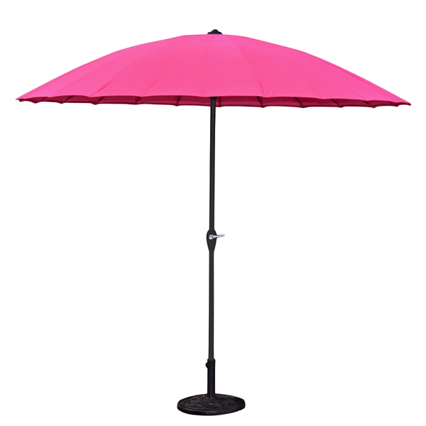Sonnenschirm Hoxter - Stahl / Webstoff - Pink