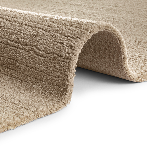 Kurzflorteppich Loos - Sand - 80 x 150 cm