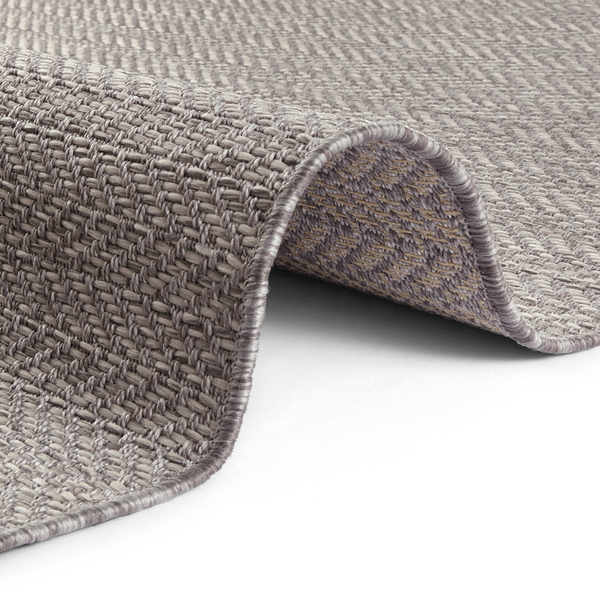In-/Outdoorteppich Caen - Grau - 80 x 150 cm