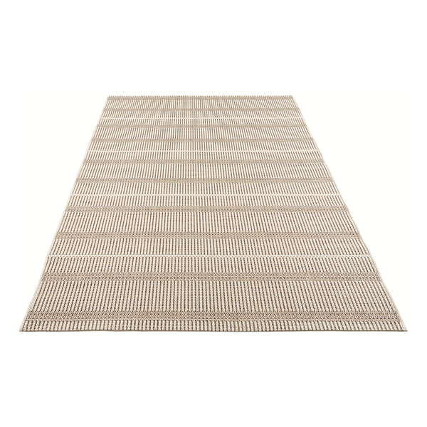 In-/Outdoorteppich Laon - Kunstfaser - Beige - 80 x 150 cm
