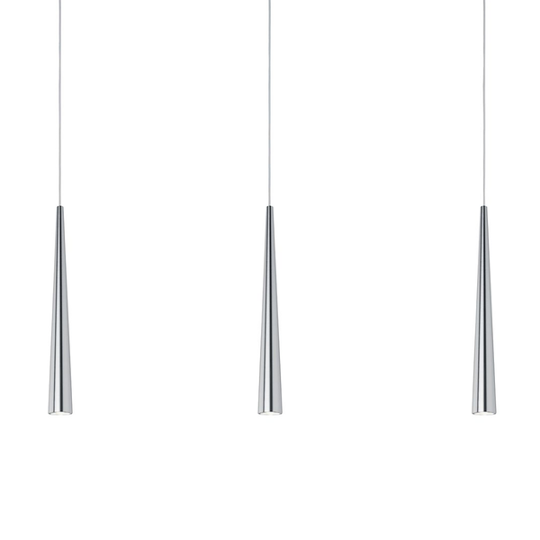 LED-Pendelleuchte Gutta II - Aluminium - 3-flammig