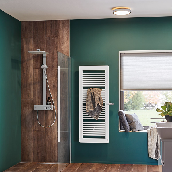 LED-Badleuchte Aviar - Acrylglas / Chrom - 1-flammig