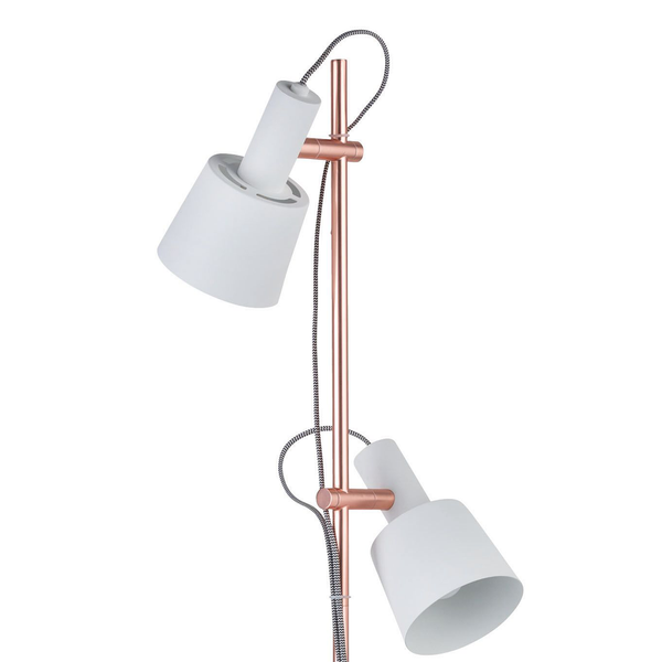 Stehleuchte Haldar I - Aluminium - 2-flammig