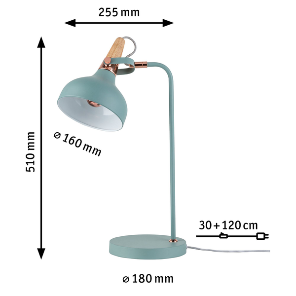 Tischleuchte Juna - Aluminium - 1-flammig