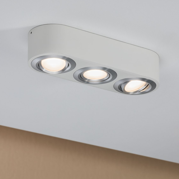 LED-Deckenleuchte Argun II - Aluminium - 3-flammig