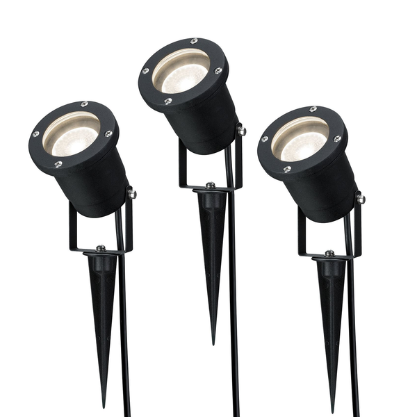 LED-Erdspieß Quorn - Aluminium - 1-flammig