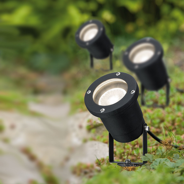LED-Erdspieß Quorn - Aluminium - 1-flammig