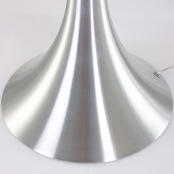 Tischleuchte Ancilla Typ G - Milchglas / Aluminium - 1-flammig