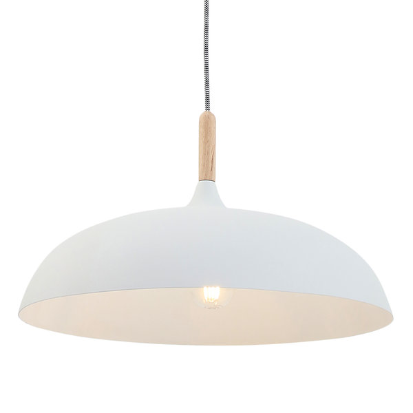 Pendelleuchte Mexlite XVIII - Aluminium / Buche massiv- 1-flammig